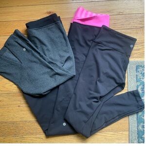 Lululemon 3 leggings in good conditions